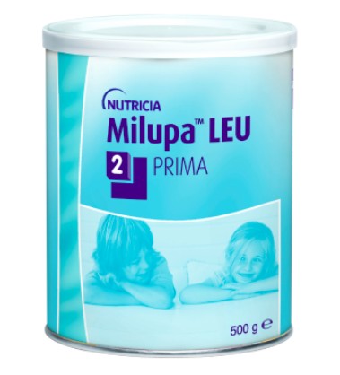 Milupa Харчовий продукт 500г д/медичних цілей: Мілупа Пріма 2 ізо.ацед та лейцин від 1р